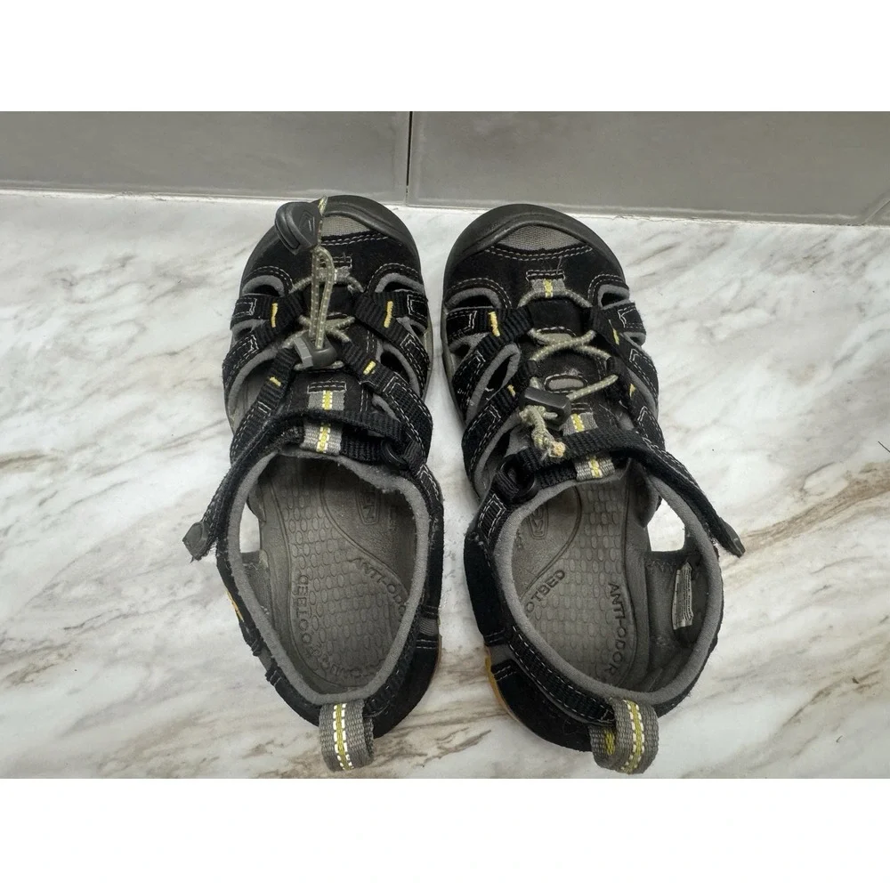 Kids Keen Unisex Sz 13 Hiking Sandals Fabric Black Read Description ***‎
